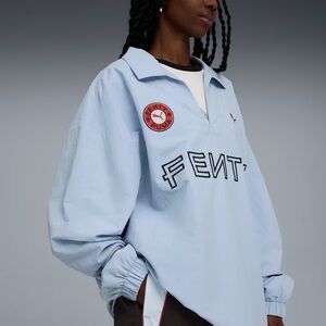 NWT FENTY X PUMA Nylon Baby Blue Pullover
